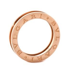 BVLGARI B Zero1 Ring | 18K Rose Gold | Size 6 / 52‎ | AUTHENTICATED